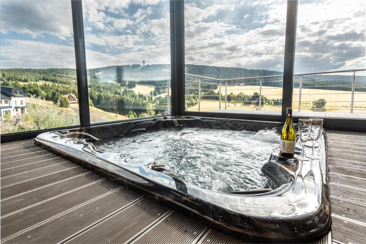 Wellness Villa Klinovec Views Loučná pod Klínovcem 외부 사진
